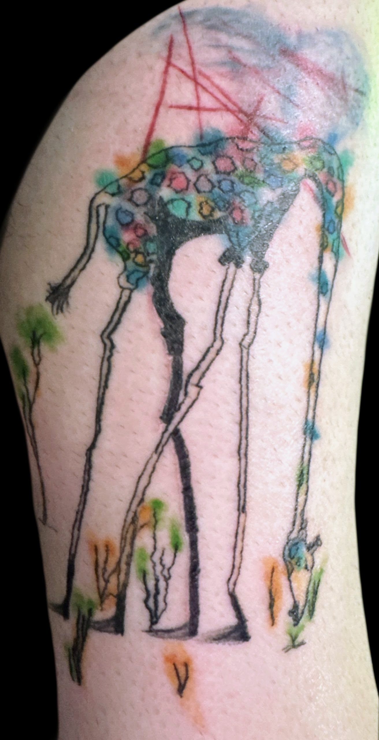 Dali giraffe progress