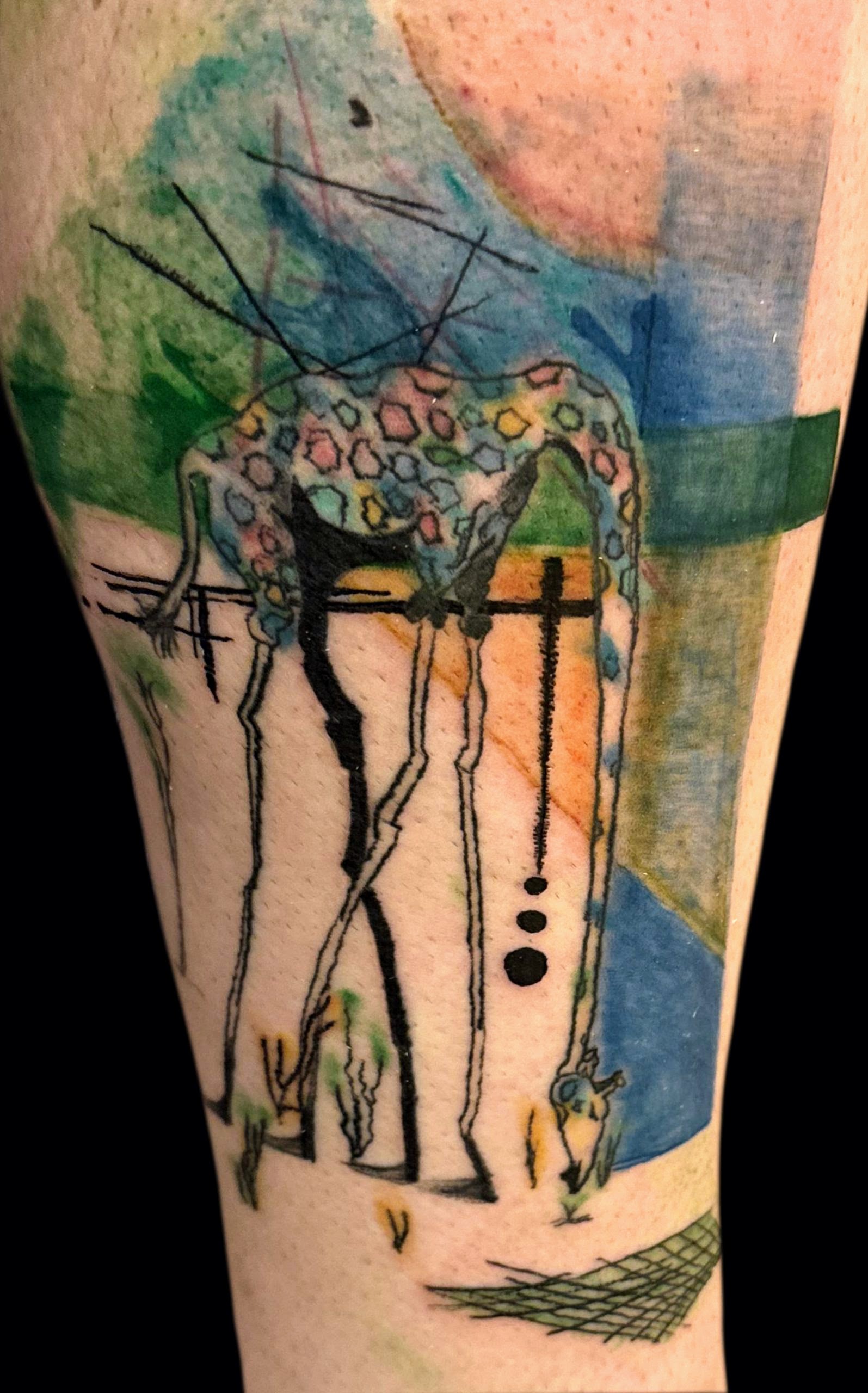 further progress on Dali giraffee