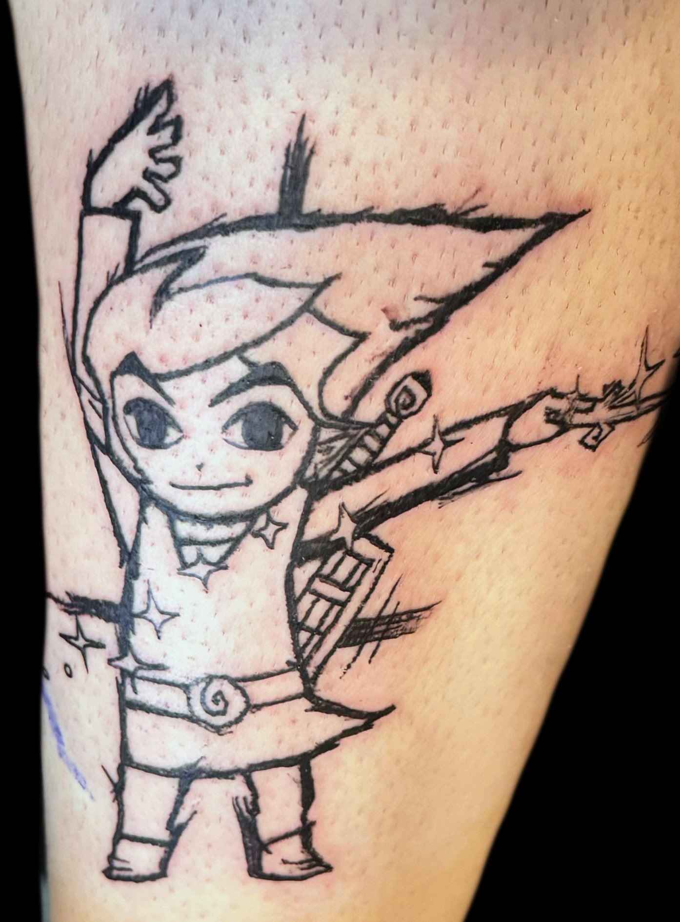 Toon Link linework