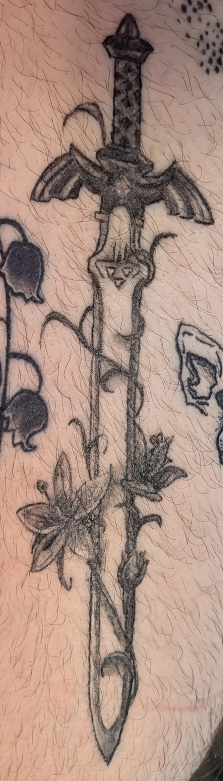 Master sword with shading