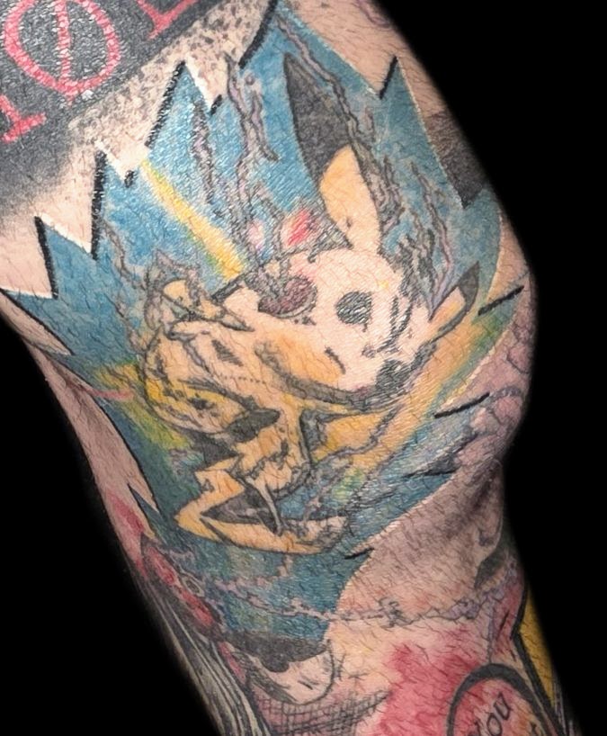 Pikachu with background